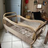 Rattan children's bed