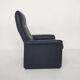 De Sede DS50 dark blue leather lounge chair, Switserland 1980's