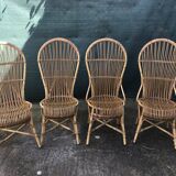 Chaise en rotin  d’audoux et minnet