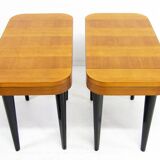 Two Paldao Line Art Deco End Tables By Gilbert Rohde For Herman Miller, C 1940