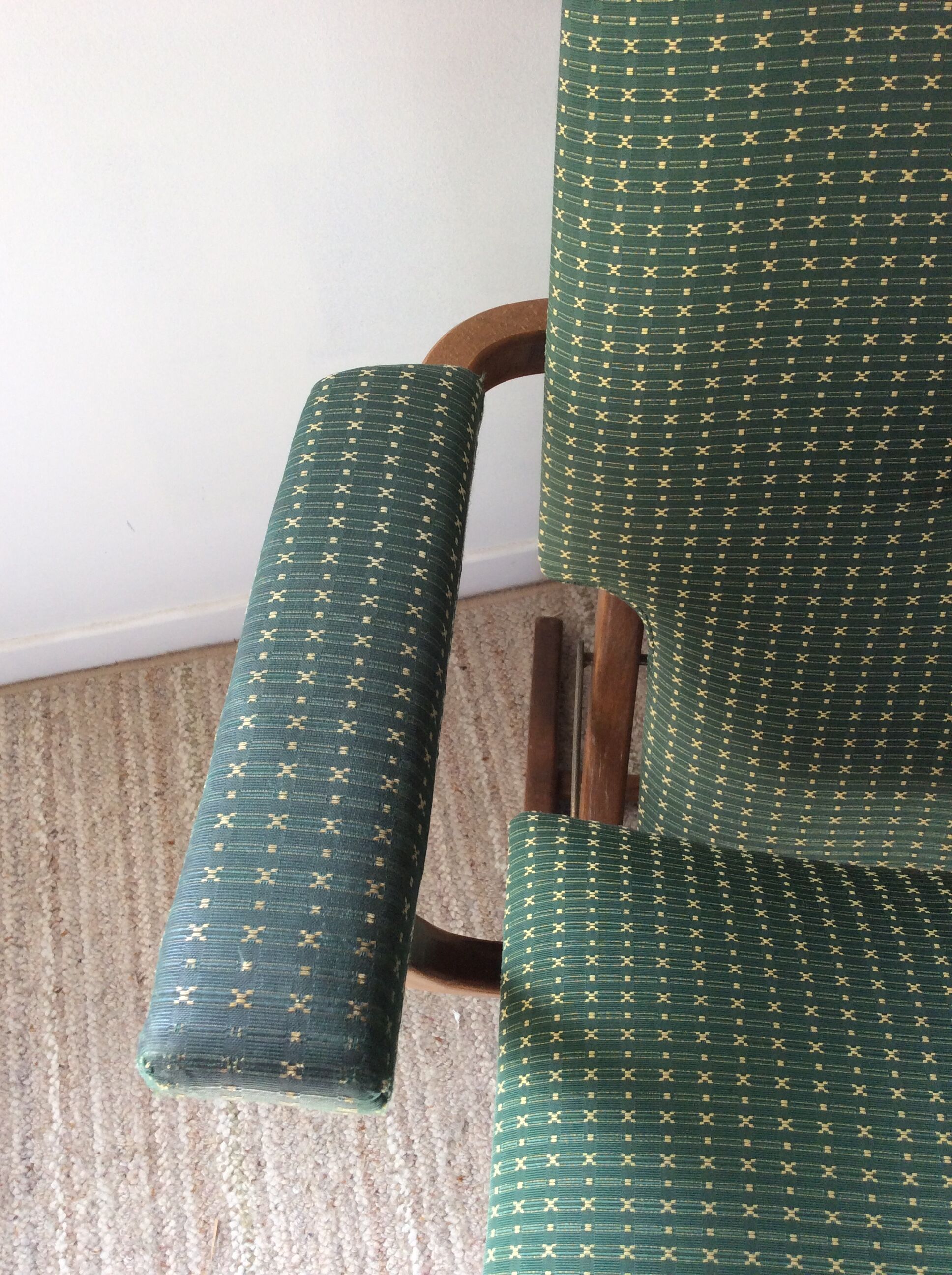 Folding armchair from the 50s