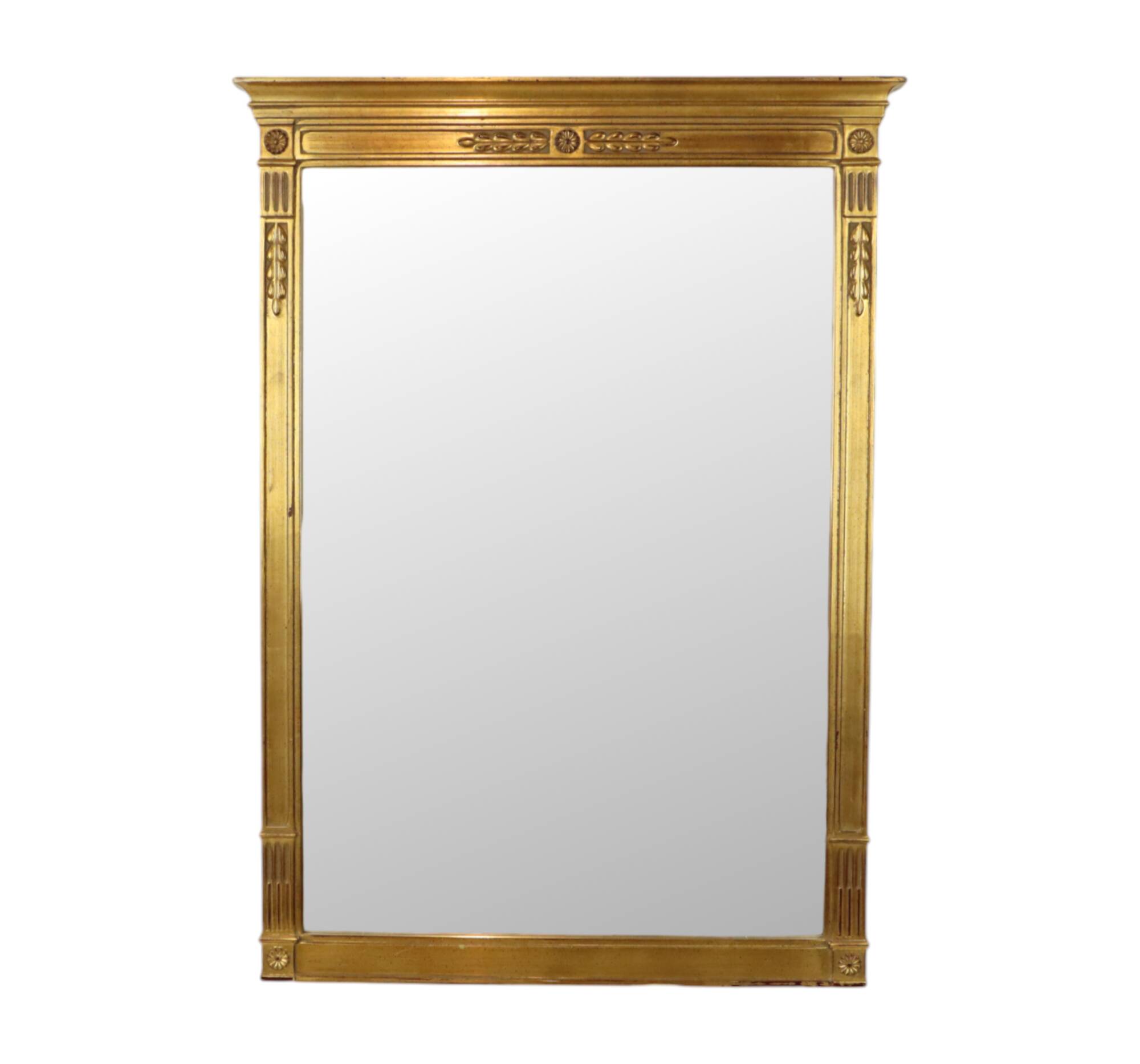 Miroir Vintage Deknudt Doré Style Empire Doré 102cm