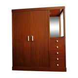 Armoire art déco acajou