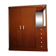 Art Deco mahogany wardrobe