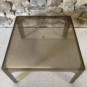 Table basse carré en plastique moulé, 1970