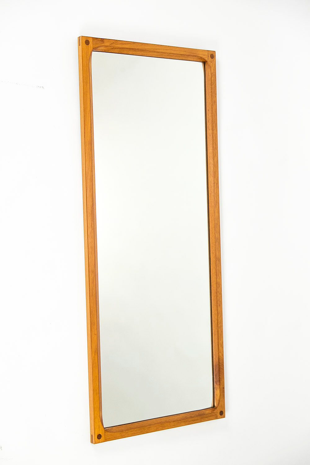Model No. 165 Teak Mirror by Kai Kristiansen for Aksel Kjersgaard, 1960s