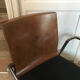 1970-80's vintage office chair chrome and thermomould