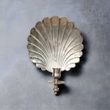 Candlestick shell in wall lamp 1950