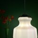 Vintage white opaline suspension globe
