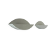 Pair of vintage white perforated metal wall lights, France 1980