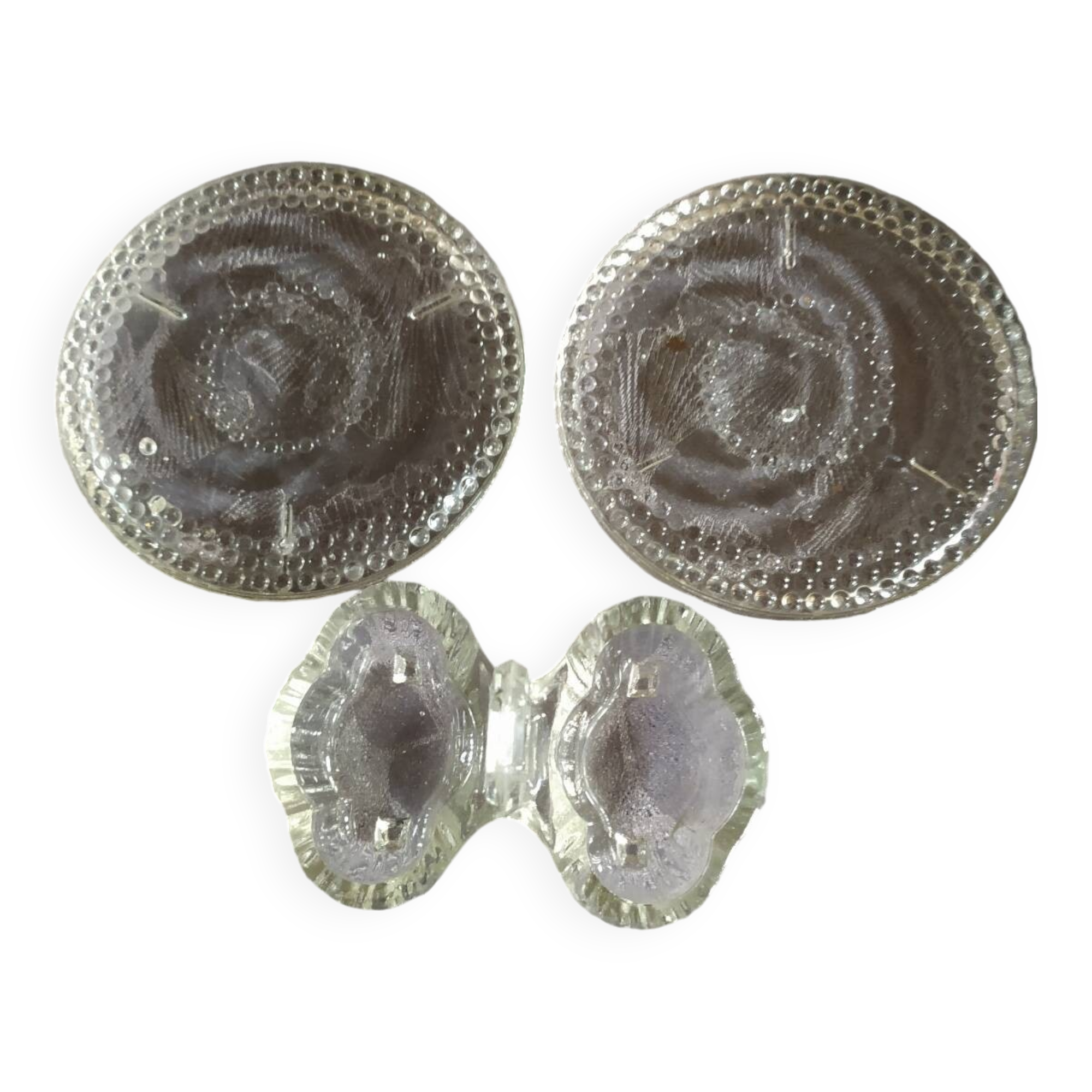 Bottle coasters and salt and pepper shakers