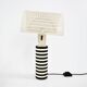 Shogun table lamp by Mario Botta for Artemide, 1986