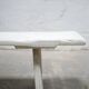 Vintage wooden farmhouse bench