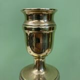 Pair of 19th-century Empire candlesticks | Candelabra | Beaded friezes