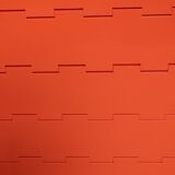 Orange office benches