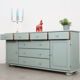 Enfilade en pin, design danois, années 1970, production: Danemark