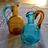 2 pichet en verre anciens Georges Sand