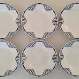 Vintage Moulin des et Hamage Orchies Pantin Earthenware Deep Plates