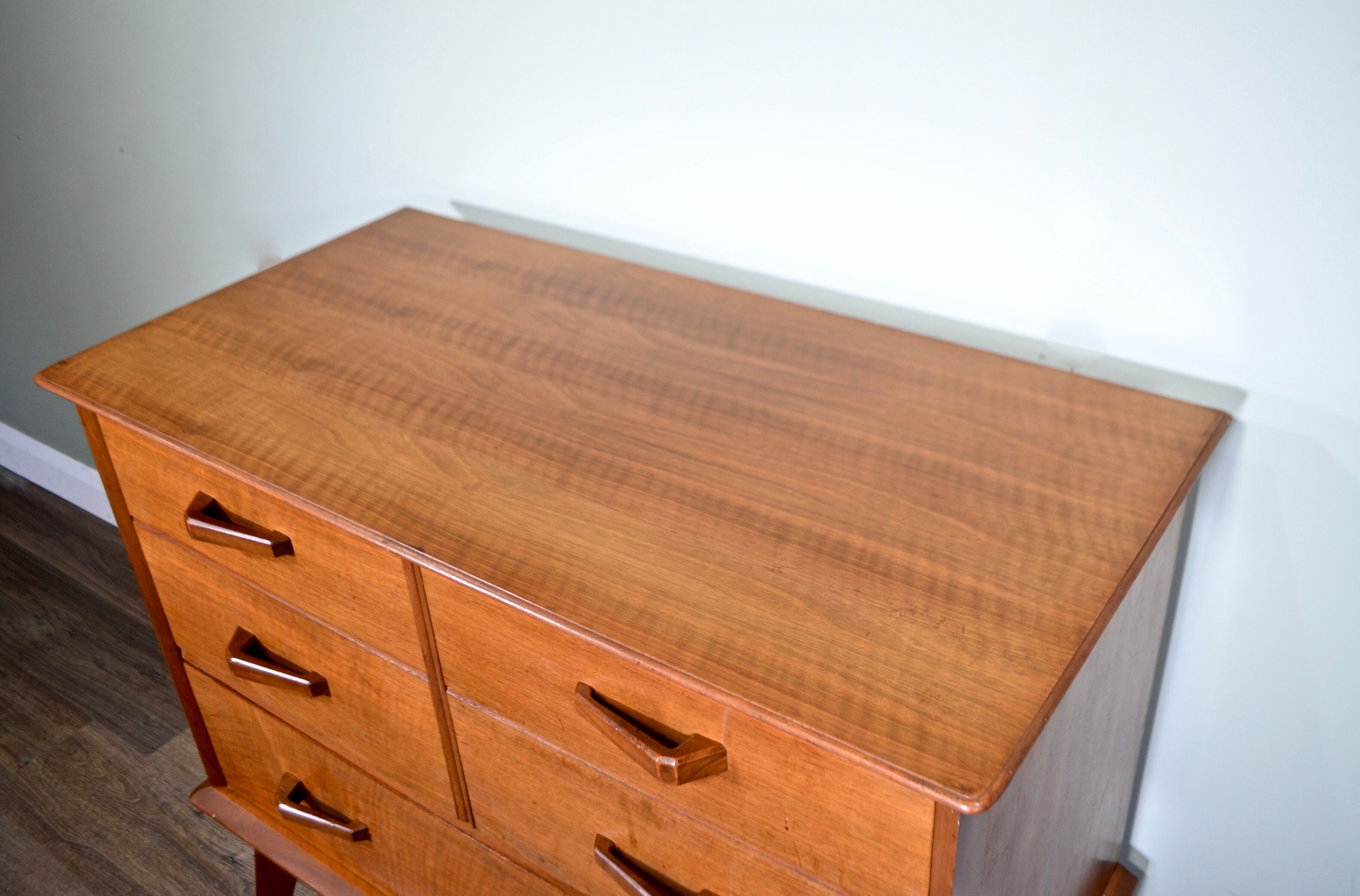 Midcentury Maple&Co sideboard in walnut, modern