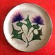 Vallauris plate with thistles