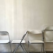 4 Chaises pliantes Plia de Giancarlo Piretti édition Castelli, design 1970