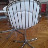 Arne Jacobsen A 825 dining table and 4 vintage chairs