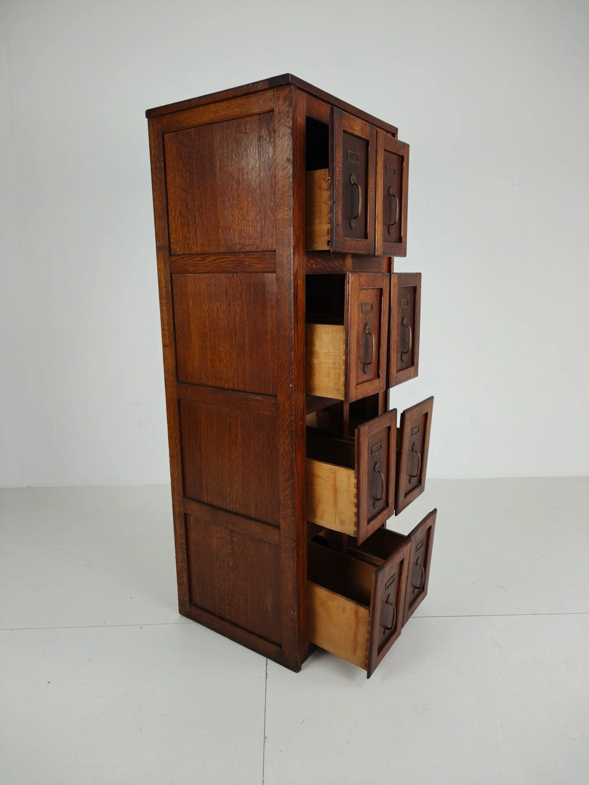 Antique oak filing cabinet – c.1900–1920