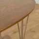 Mid-Century Superellipse Dining Table by Piet Hein & Bruno Mathsson for Fritz Hansen, Denmark, 1980s