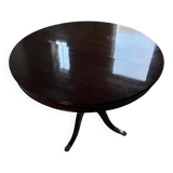 Empire-style table in solid walnut.