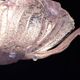 Fascinating Vintage Murano Glass Ceiling lamp Pink