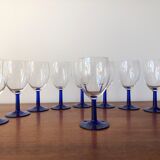 Vintage cobalt blue stemmed lenses