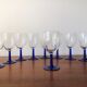 Vintage cobalt blue stemmed lenses
