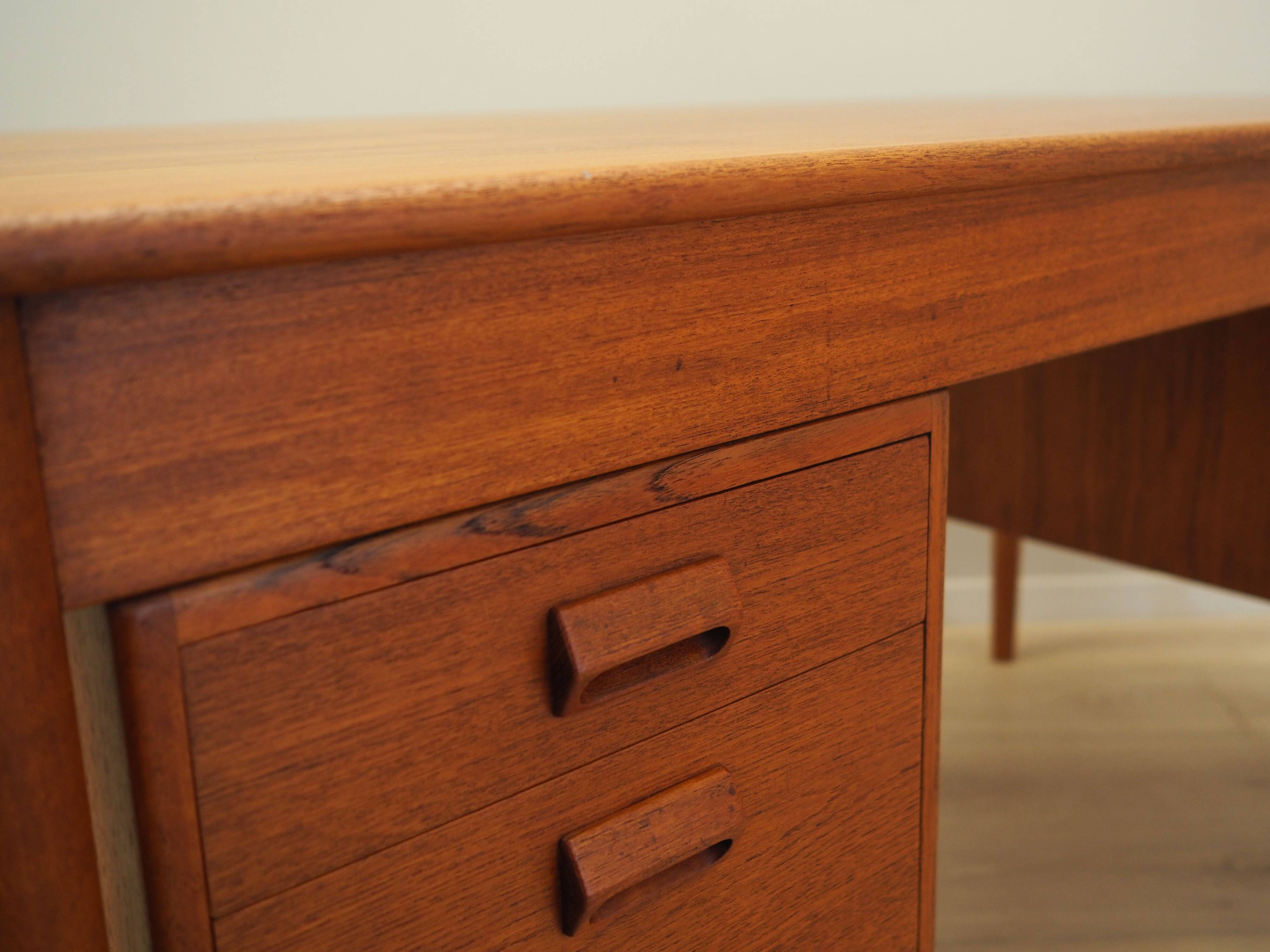 Bureau en teck, design danois, années 1960, designer : Børge Mogensen, fabricant : Sø