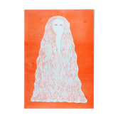 Les cheveux #2 monotype 50 x 70 cm