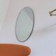 Vintage oval rockabilly mirror, 1960s