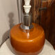 Large glazed ceramic lamp, 1970s