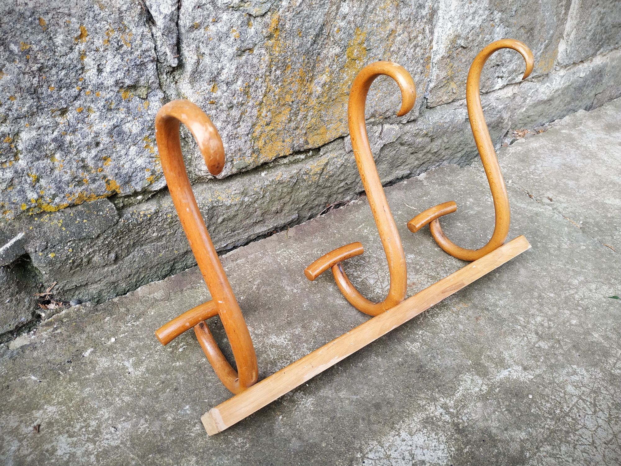 Thonet wall coat holder