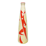 Vintage abstract ceramic vase 'Jazz Orchestra' János Török Zsolnay