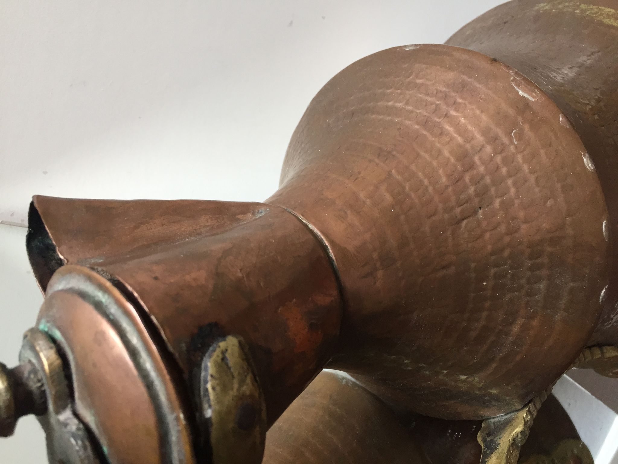 Aiguière en cuivre turque antique