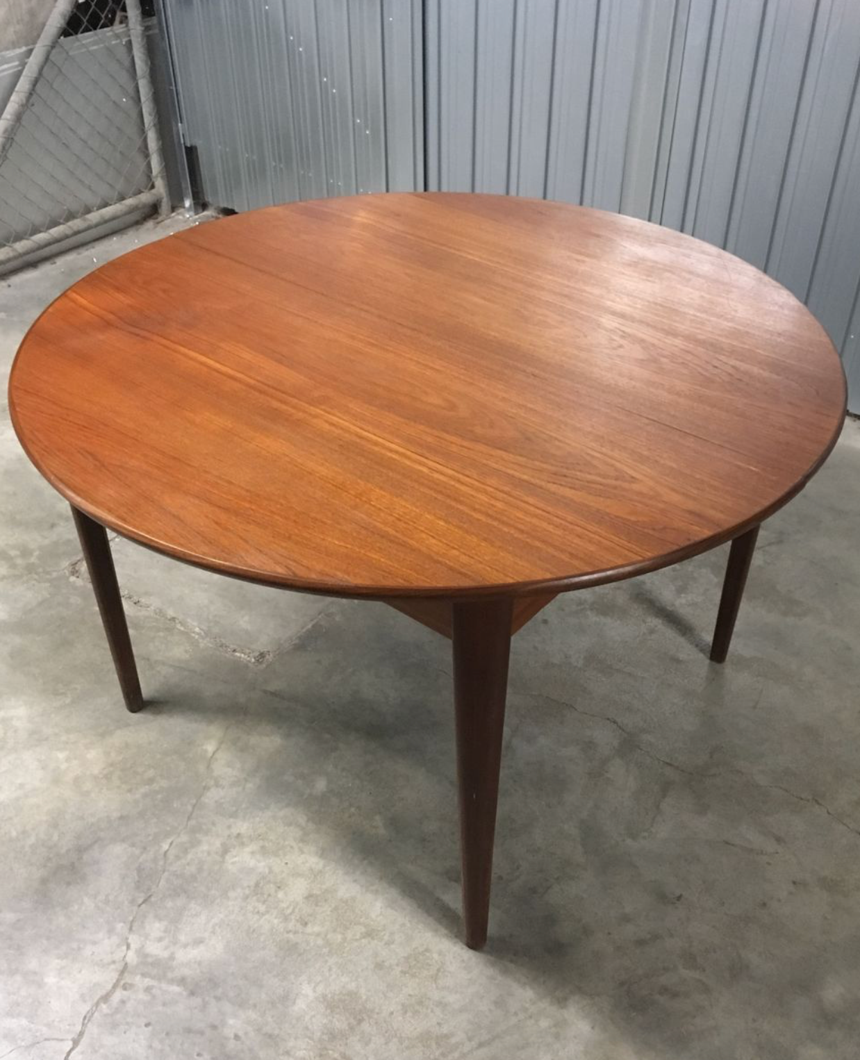 Danish Teak Dining Set by Arne Hovmand Olsen for Mogens Kold, 1950s