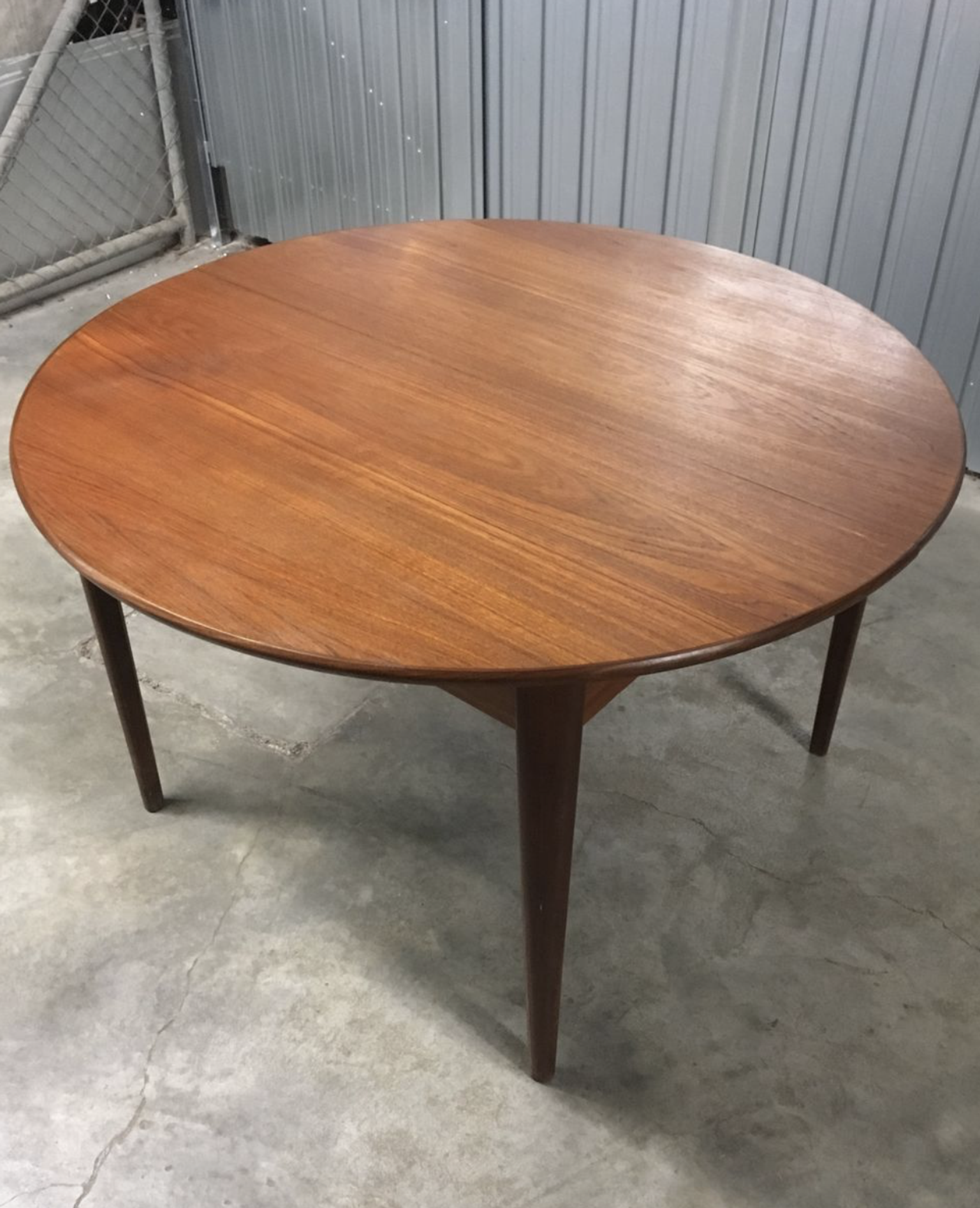 Danish Teak Dining Set by Arne Hovmand Olsen for Mogens Kold, 1950s