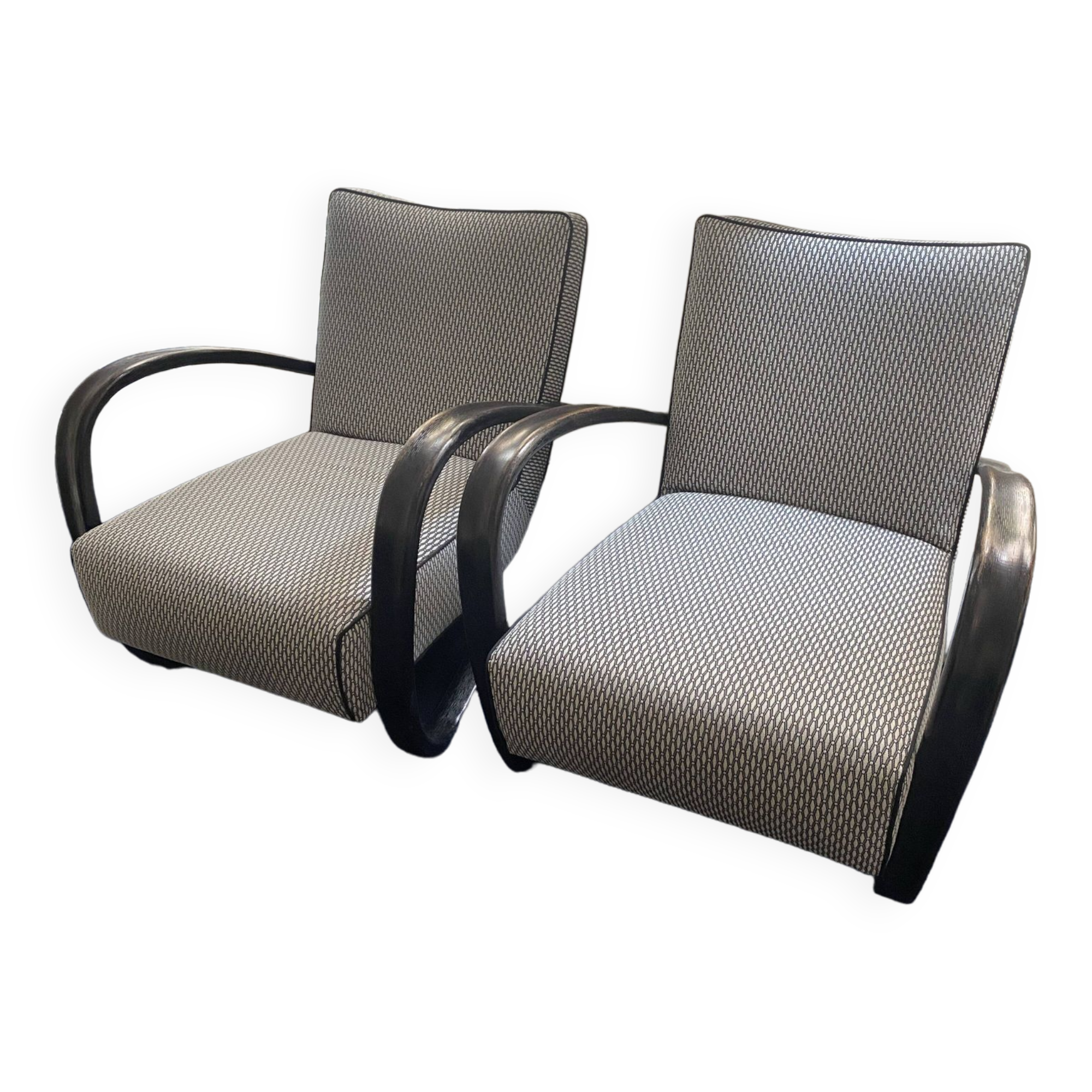 Vintage Jindrich Halabala Armchairs