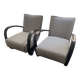 Fauteuils Jindrich Halabala Vintage