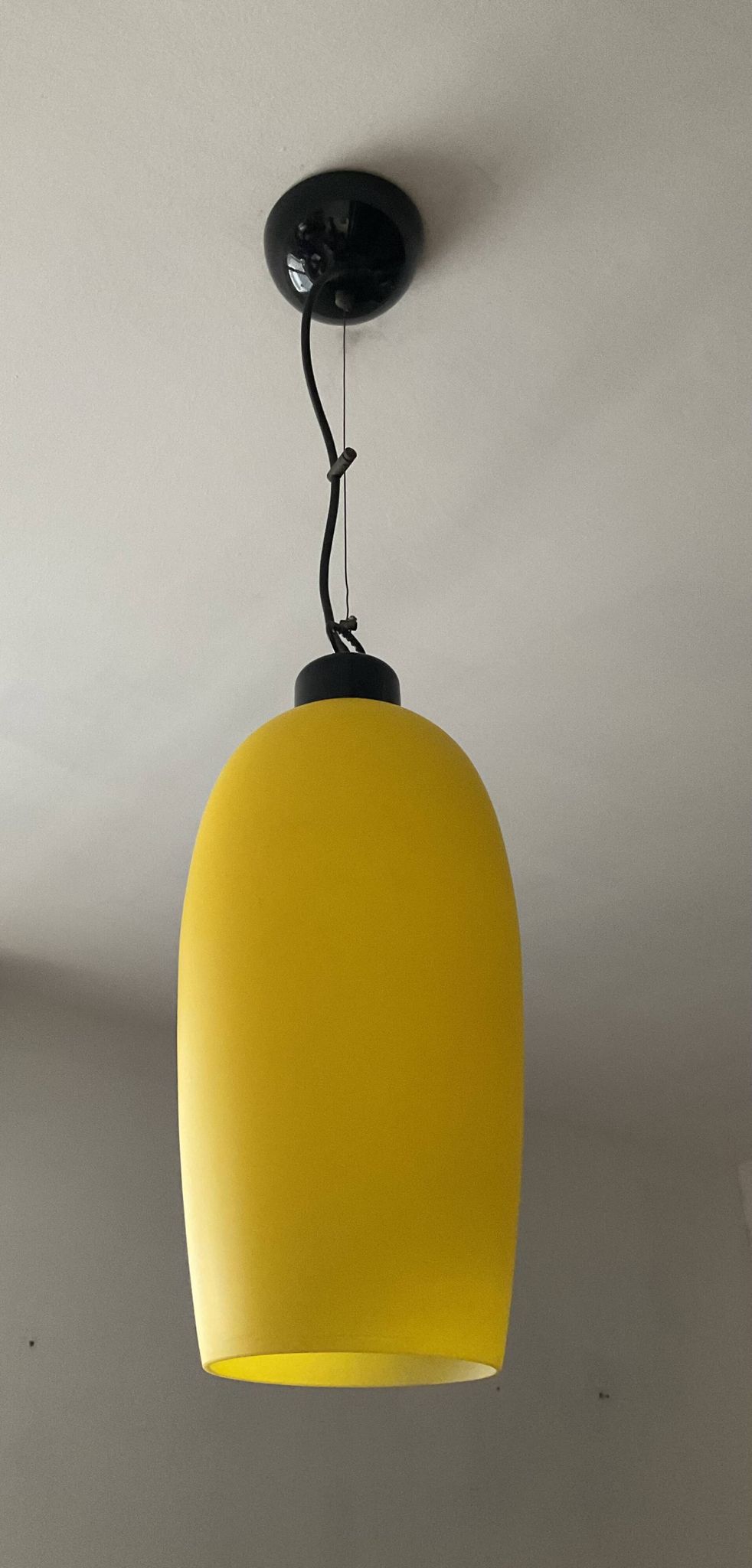 Piet Kramer Leuchten design pendant light in glass paste