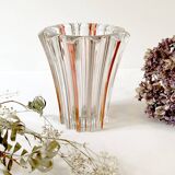 Glass vase signed Pierre D'Avesn, 1940s