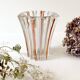 Glass vase signed Pierre D'Avesn, 1940s