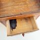 Bedside table, antique piece of furniture with drawers