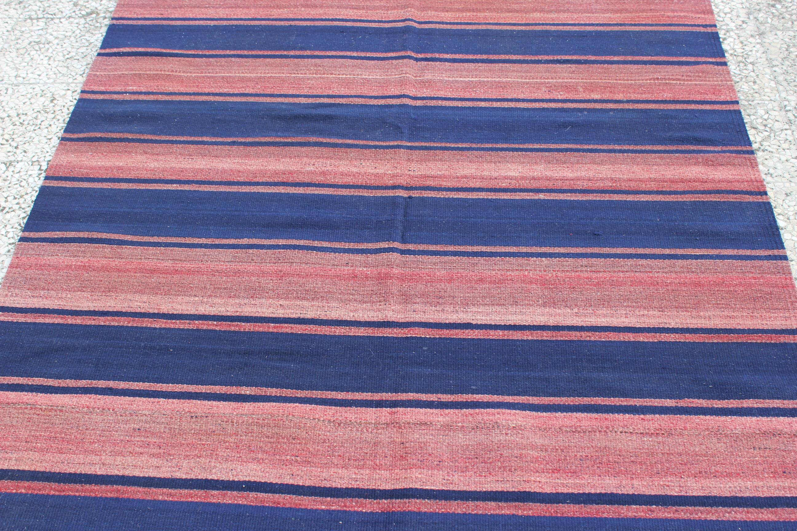 Turkish kilim rug,264x143 cm,n-247.