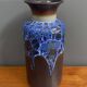 Jasba Vase model N602-1035 black and Blue lava