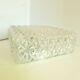 Vintage molded glass wall light
